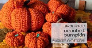 Crochet Pumpkin Workshop - October 23